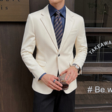 秋冬高级感星空呢面料西服男士英伦一粒扣纯色西装外套X926-P135，男装西服，电商C308