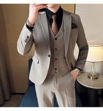春夏款英伦韩版修身男士商务休闲纯色西服外套X900-P135，男装西服，电商C308