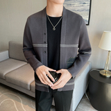 高质量男士针织衫开衫外套韩版潮流修身休闲时尚毛衣MY5-P95，男装针织衫/毛衣，电商C308