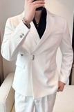 春季英伦修身男士西装韩版休闲斜扣西服外套咖啡色X908-P150，男装西服套装，电商C308