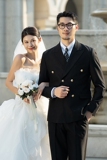 布雷泽英伦金属纽扣双排扣男士韩版修身婚宴商务西服X890-P155，男装西服，电商C308