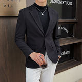 英伦韩版修身男士商务休闲二粒扣华夫格西服加厚外套X924-P155，男装西服，电商C308