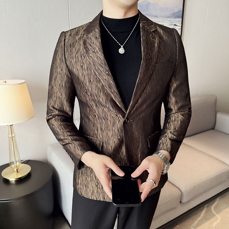 潮男痞帅个性小西装英伦韩版修身男士休闲西服外套X946-P155,男装西服,电商C308