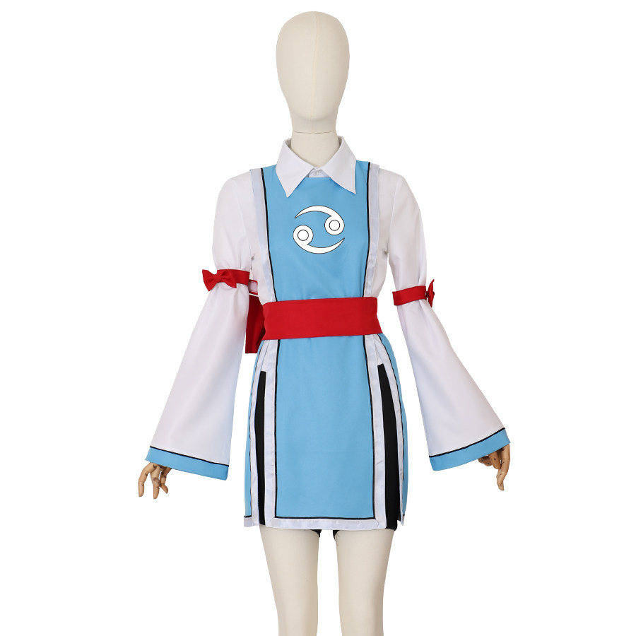 妖精的尾巴露西cos 巨蟹座裙子Cosplay星灵装裙子