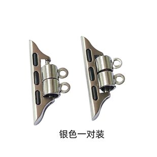 适用苹果iwatchS10表带双排连接器DIY手表带双链手工串珠S11
