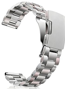 23mm表带适配天梭库图T035/西铁城蓝天使AT9010/阿玛尼AR5890钢带