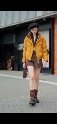 【连锁实体】贝菲妮25830冬新2026时髦洋气90白鸭绒羽绒短外套潮