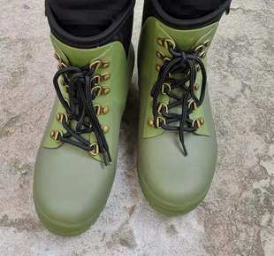 清仓特价短筒帮橡胶舒适牛勃朗保暖情侣爸妈男士女套雨鞋防水鞋靴