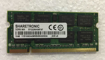 圣创雷克 Sharetronic DDR2 800 2G SO-DIMM 笔记本内存
