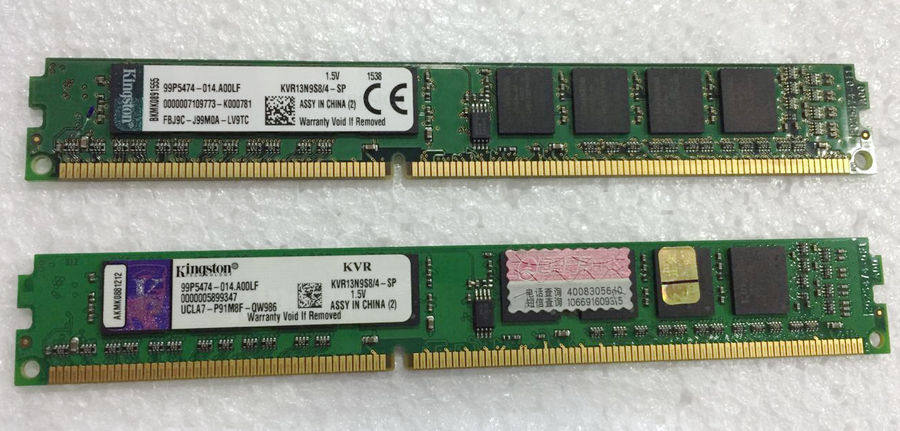 金士顿 DDR3 1333 4G KVR13N9S8/4-SP 台式机内存