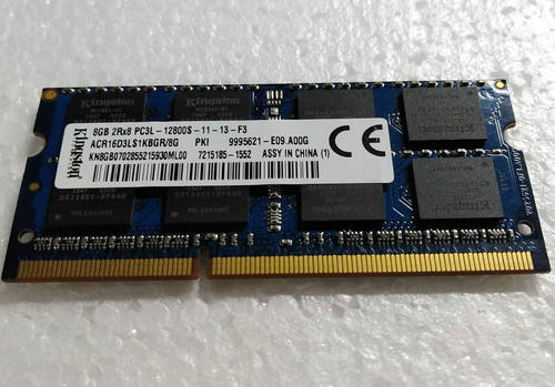 金士顿 DDR3L 1600 8G PC3L-12800S 笔记本内存 低压条