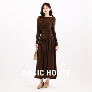 百家好高级感针织套装 女巨好看两件套一整套穿搭气质 House Basic