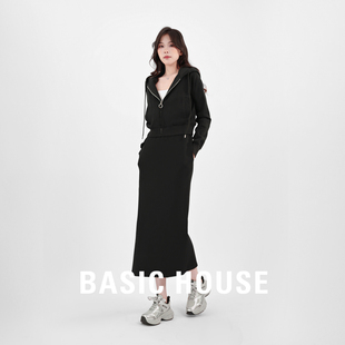 百家好高级感时尚套装女秋冬休闲卫衣半身裙两件套一整套穿搭显瘦