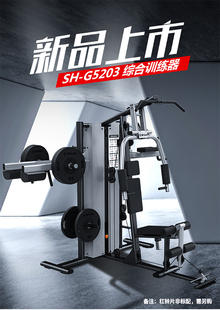 舒华高端室内健身房专用三人站综合型力量器械运动训练器SH G5203