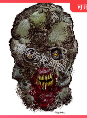 标靶J12丧尸靶纸 生存狂靶纸Targe 32*45cm软弹 水弹 弹弓靶纸