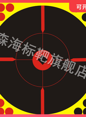H60射击靶纸 30*30cm 靶纸 竞技靶纸 练习靶纸 环形靶纸 EVA靶3