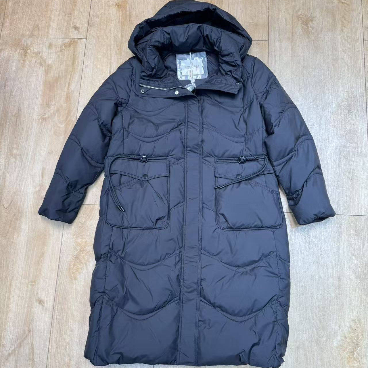 爱蔓 斯D3Y163正品长款加厚休闲保暖白鸭绒妈妈装羽绒服冬季外套