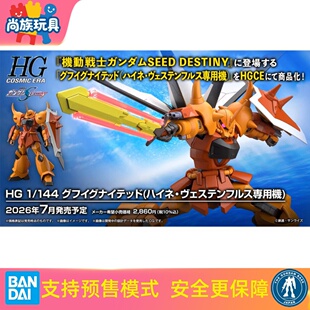 定金 万代 HG 烈焰老虎 海涅专用机 高达SEED D GOUF 拼装模型