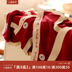 满3条包邮~本命年新年红7A抑菌红色性感无痕磨毛棉裆软舒适内裤女
