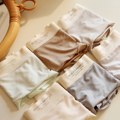 米吉诺拉 超舒适无痕莫代尔女士内裤 性感抗菌棉裆包臀中腰三角裤