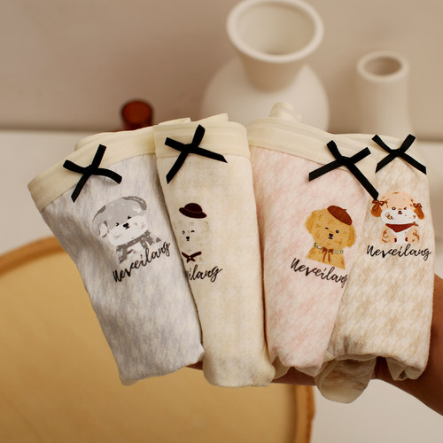 甜美可爱卡通棉质内裤女