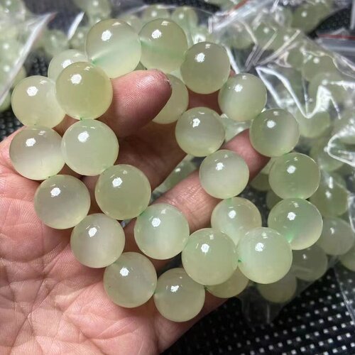 厂家玉石手串阿富汗玉冰种猫眼手链多款青白玉猫眼手串直播货