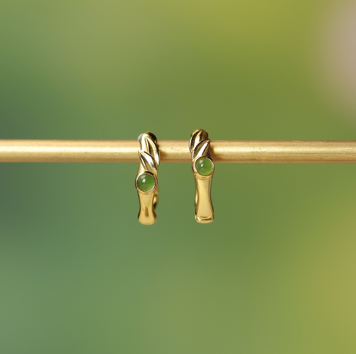 S925银镶嵌和田玉碧玉耳钉耳扣,珠宝/钻石/翡翠,耳饰,淘宝优惠券,粉丝福利购,淘宝优惠卷