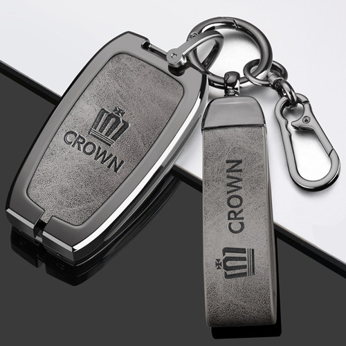 适用于丰田皇冠陆放钥匙套21-22新款皇冠陆放专用车包扣壳男高档