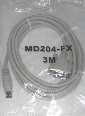 适用文本MD204/WE320/TD220与三菱PLC通迅线MD204-FX