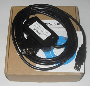 适用海泰克PWS6A00/PWS6600编程线USB-PWS6600 接屏的9孔口包邮