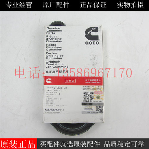 康明斯水泵皮带217638-20
