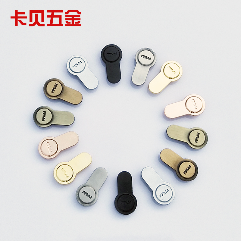 通用双开门锁假锁面板锁孔装饰盖