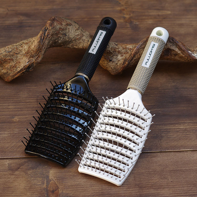 普罗玛斯美发专用大板梳大弯排骨造型梳化妆梳按摩梳宽齿梳卷发