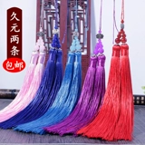 Длинный ретро аксессуар ручной работы с кисточками