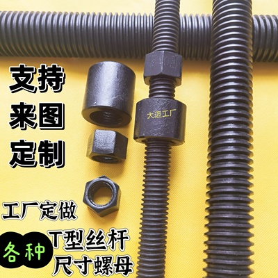 工厂加工定制梯形丝杆螺杆螺母
