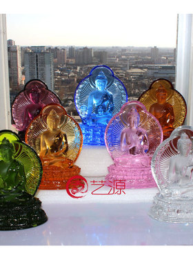 摆件琉璃如来居家结缘药师佛