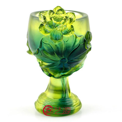 琉璃摆件高档商务风酒杯结婚礼物