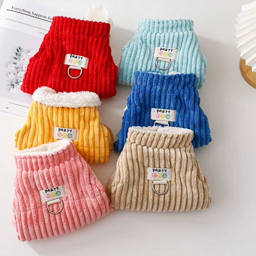 Осенние и зимние лампы, хлопковые домашние животные, чем медведь плюшевый снег Bomei, одежда для щенка кошачьей кошки