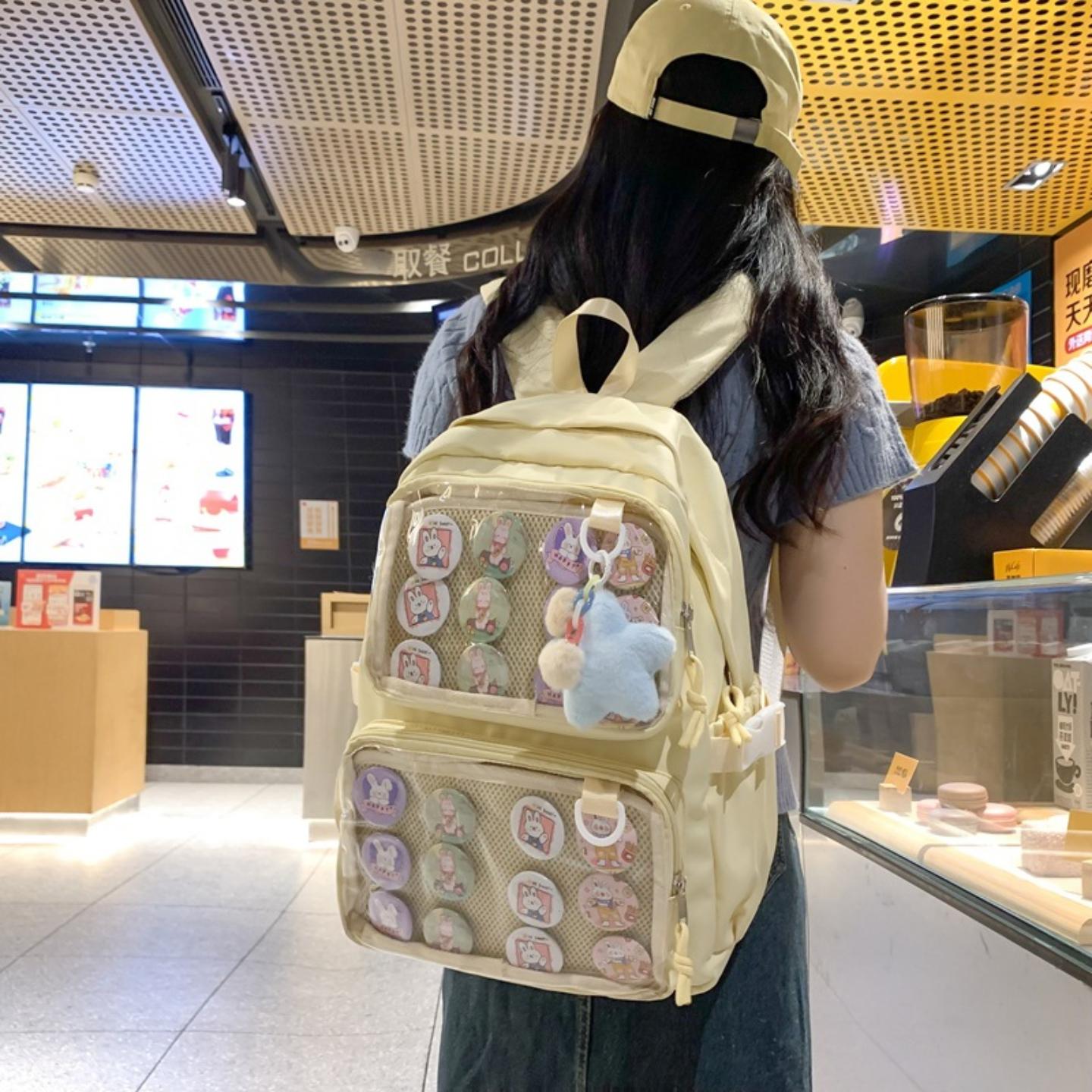 开学季日系二次元痛包女大容量图片