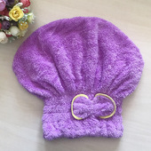 珊瑚绒干发帽强力吸水沐浴帽速干柔软舒适加厚长发干发巾浴帽头巾