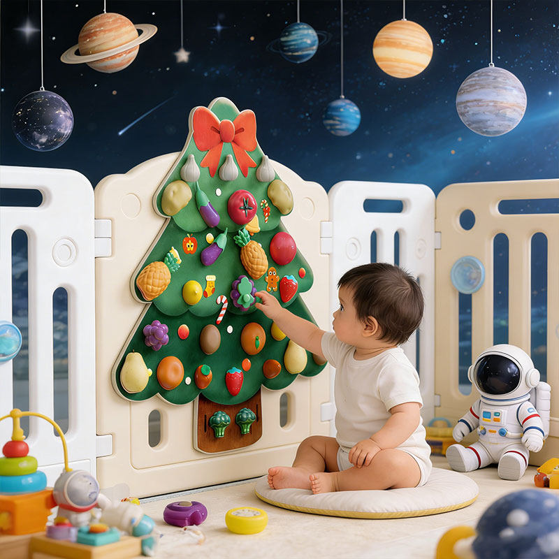 儿童水果切切乐圣诞树蒙氏早教