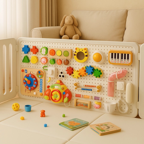 忙碌板专用配件宝宝启蒙早教玩具