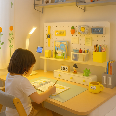 桌面洞洞板置物架可立式