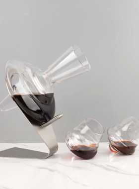 创意透明玻璃酒杯醒酒器装饰摆件