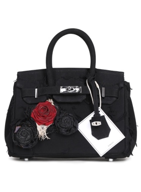REINVENTS DARK ROSE TRAVEL BAG 25 小众品牌时尚潮流帆布铂金包