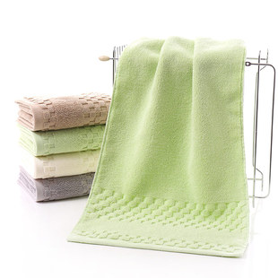 纯棉洗脸毛巾加厚170g出口美国五星级酒店纯色全棉面巾包邮