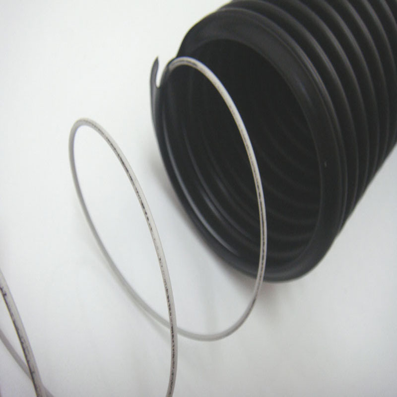 25 32 38 50 70 弹簧管拉伸10M黑色PV钢丝软管吸尘管工业软管风管