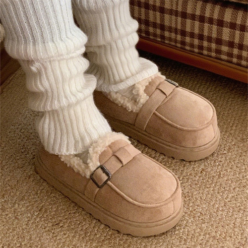 细细条复古休闲防滑勃肯鞋女