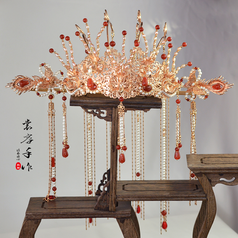 汉服头饰汉服保色铜发冠