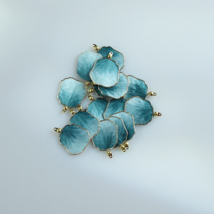【绒花花瓣】纯手工非遗蚕丝掐丝绒花花片半成品